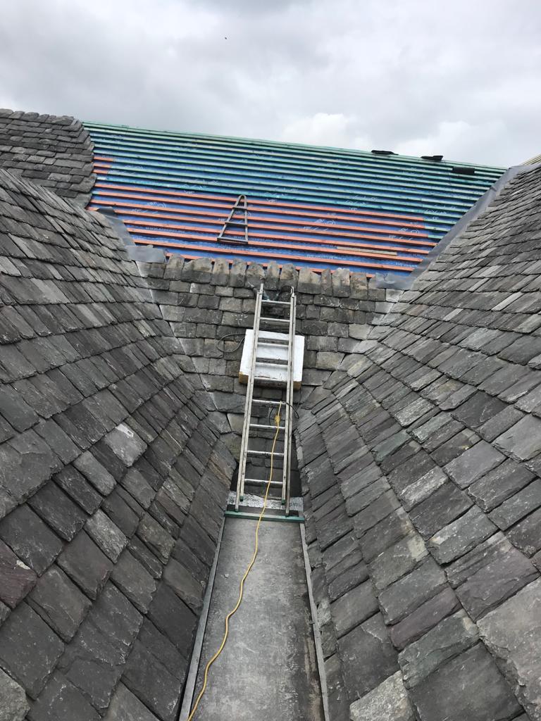 Swithland slate roofing